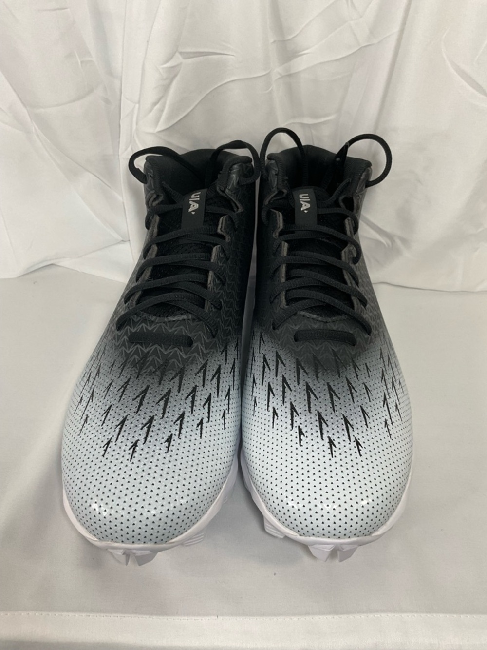 Under Armour Black & Gray UA Spotlight Frn RM 4.0 Cleats